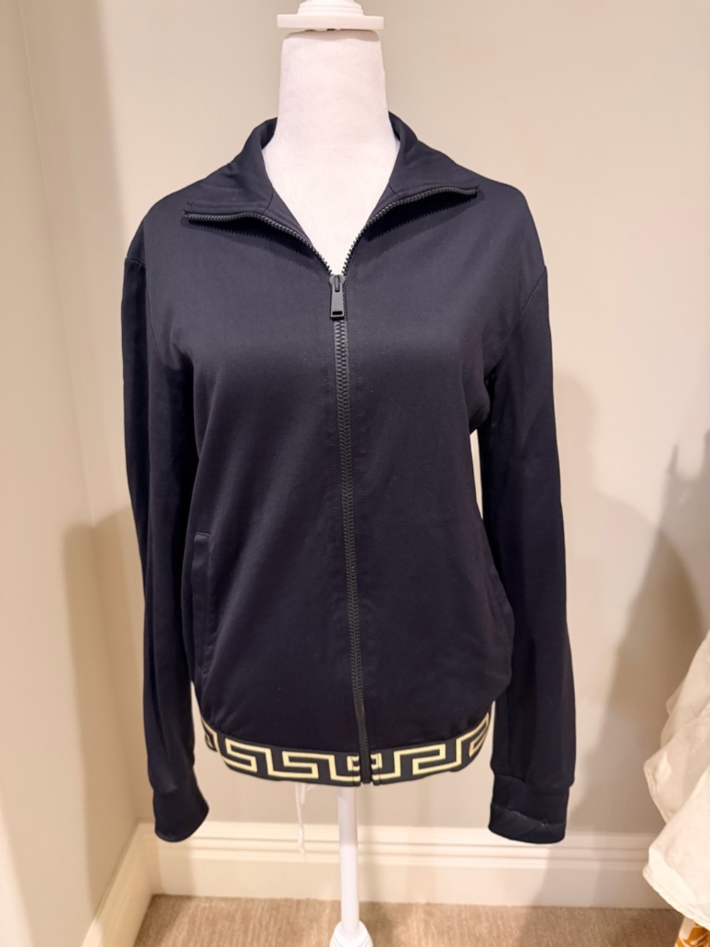 Versace Greca Border Track Black Jacket - Picture 8 of 12
